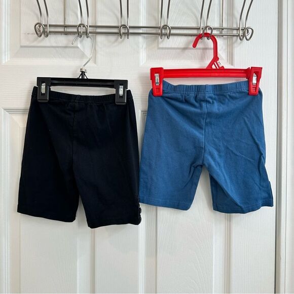 Lily & Londyn's button biker shorts under dresses back blue girls size 6 - Picture 10 of 10